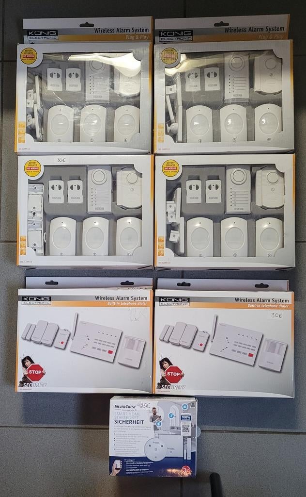 Draadloze alarmsystemen, Bricolage & Construction, Systèmes d'alarme, Enlèvement