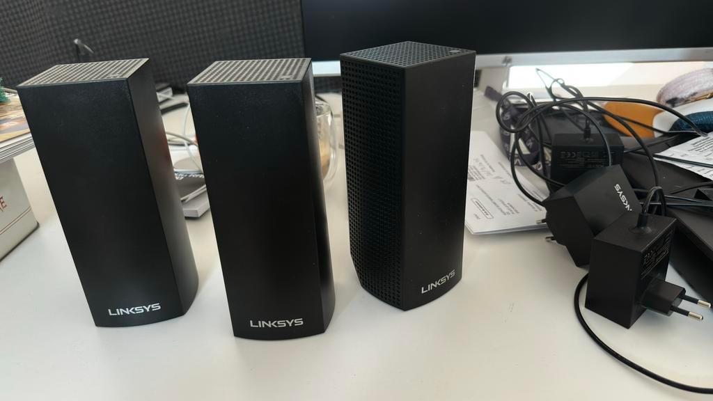 Lynksys velop tri-bande wifi5, Enlèvement, Utilisé, Routeur avec modem