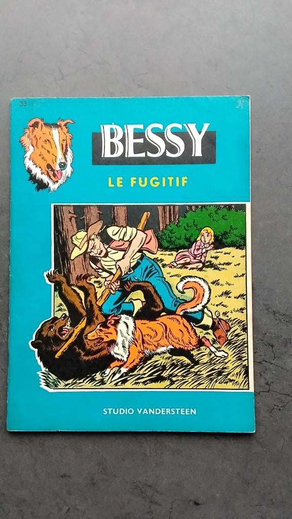 Bessy Le fugitif uit 1961. Franstalig, Boeken, Stripverhalen, Gelezen, Wirel, Eén stripboek, Ophalen of Verzenden