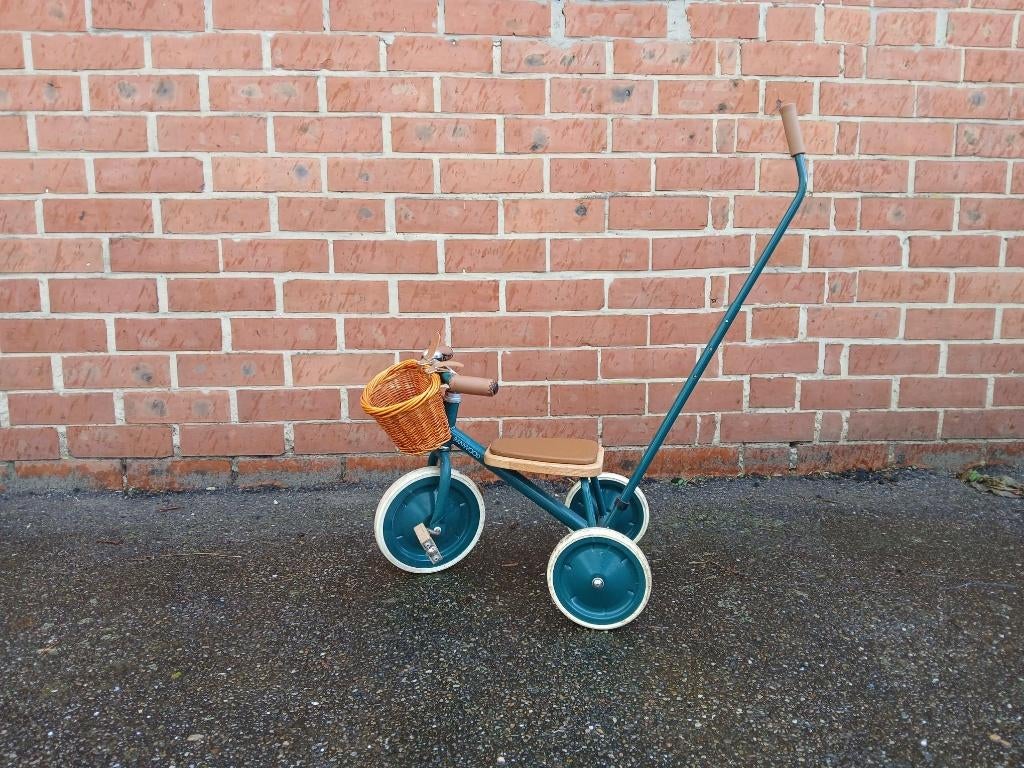 Kinderfiets (driewieler), Ophalen, Gebruikt, Banwood, Duwstang