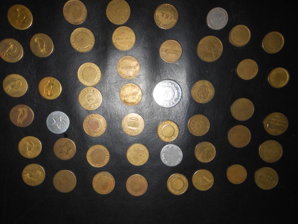 LOT jetons pub, machine, jeu, Shell , pièces assez anciennes, Timbres & Monnaies, Pièces & Médailles, Enlèvement, Autres matériaux