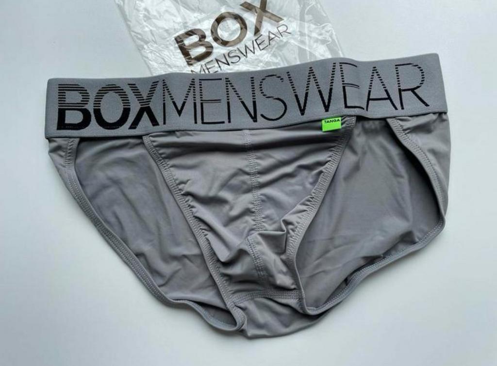 Tanga Heren Polyamide Box, Kleding | Heren, Ondergoed, Verzenden, Grijs, Box, Slip