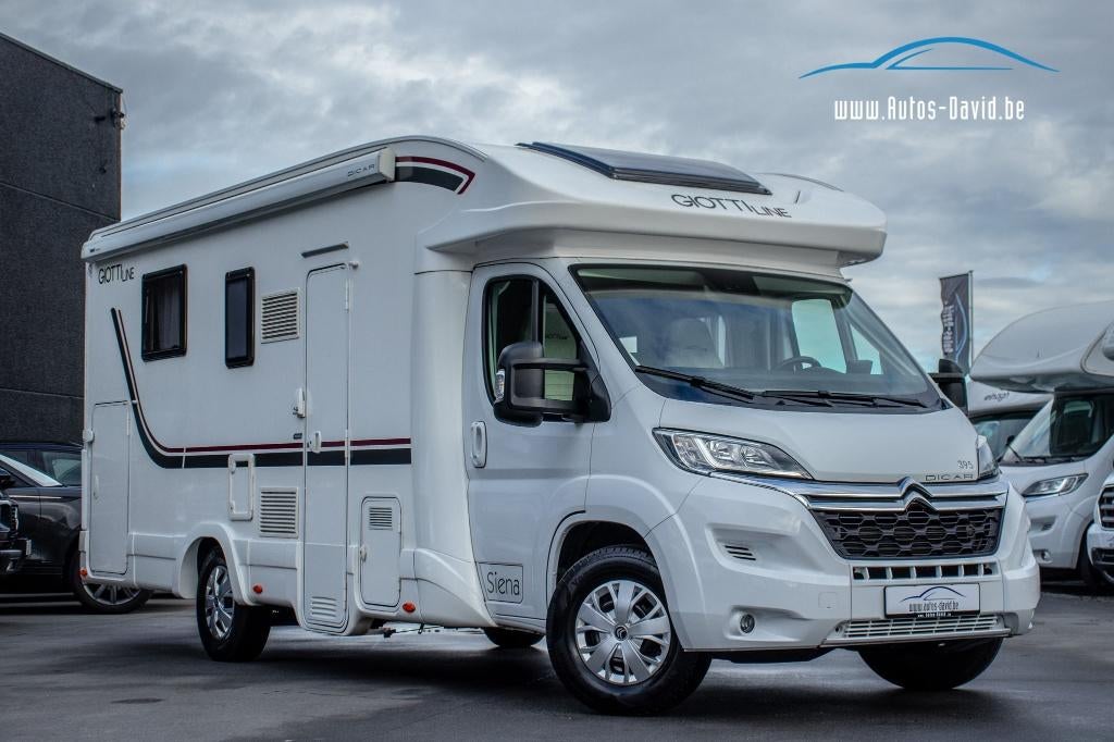 Gottiline Siena 395 PLA 6 Lits / 1 propriétaire / HISTORIQUE, Caravanes & Camping, Camping-cars, Autres marques, Boîte manuelle