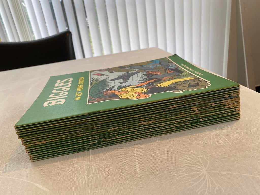 Strips Biggles 1-20 behalve nrs. 12 en 17, Boeken, Stripverhalen, Ophalen, Gelezen