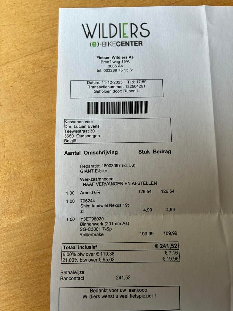 Electrische fiets, Ophalen, Gebruikt, Giant, 51 tot 55 cm