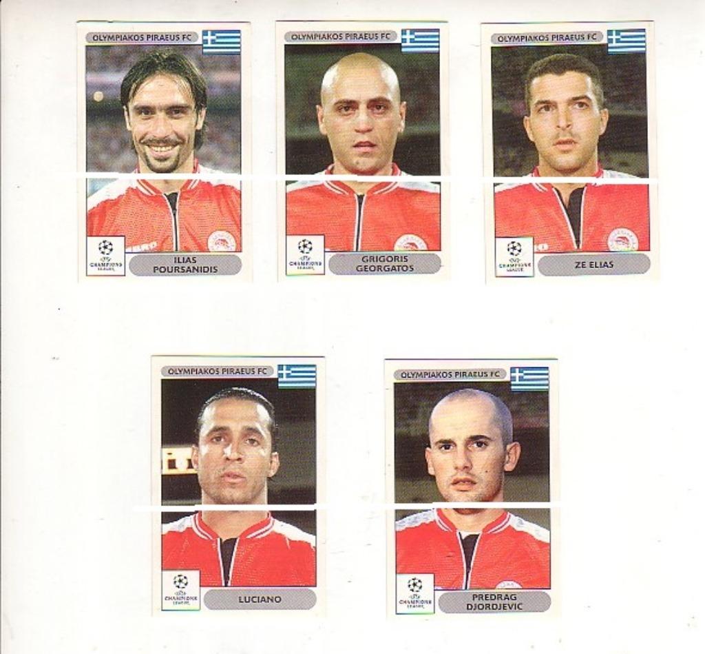 Panini Champions League 2000 - 2001 Olympiacos Le Pirée, Envoi, Comme neuf, Affiche, Image ou Autocollant