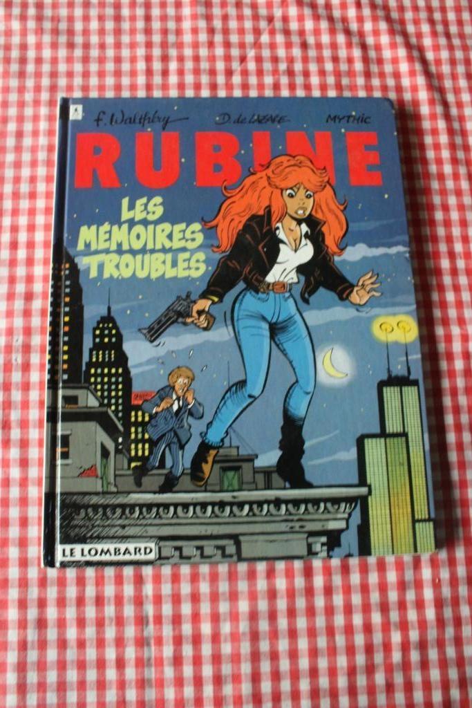 RUBINE - T1 - LES MEMOIRES TROUBLES - EO - 1993 - WALTHERY, Boeken, Stripverhalen, Eén stripboek, Ophalen of Verzenden, Gelezen