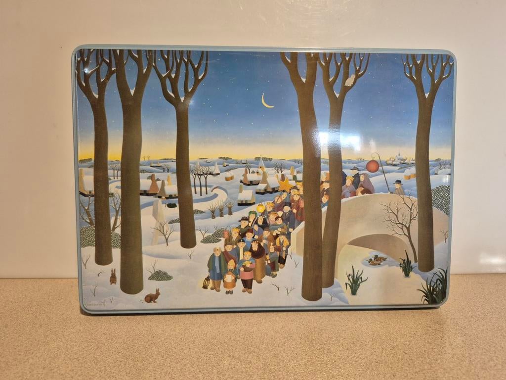 Jules Destrooper blikken metalen doos met deksel, Collections, Enlèvement ou Envoi, Utilisé, Biscuits, Autres marques