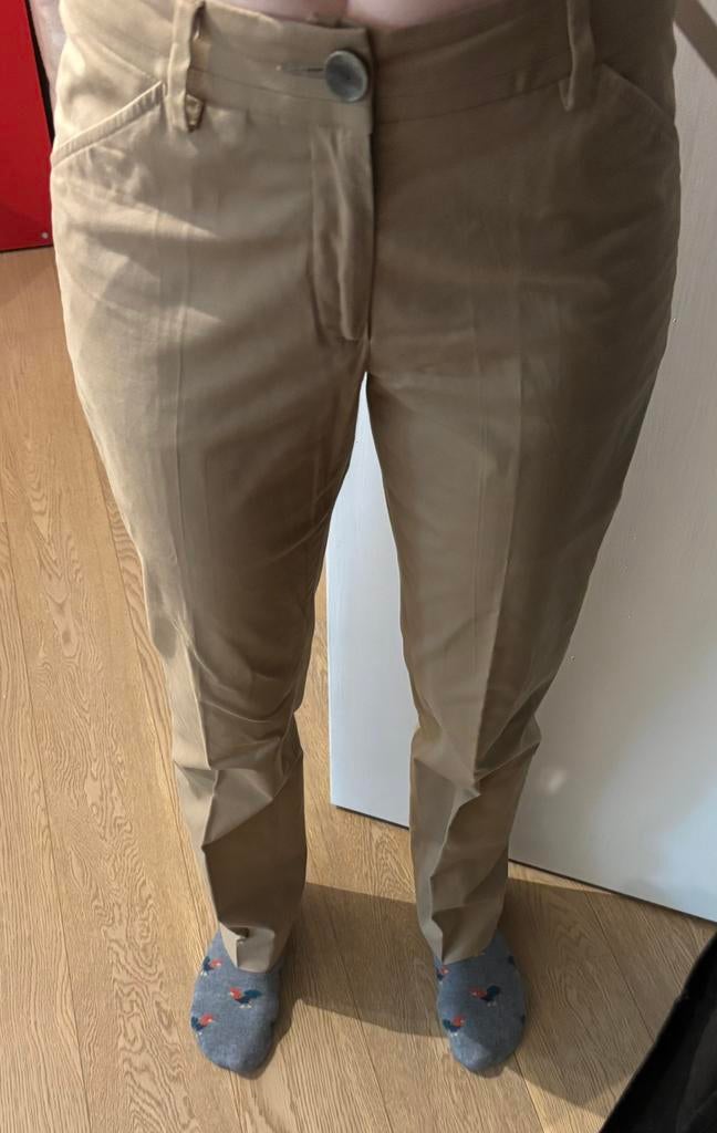 Xandres beige geklede broek, Beige, Ophalen of Verzenden, Maat 36 (S), Lang