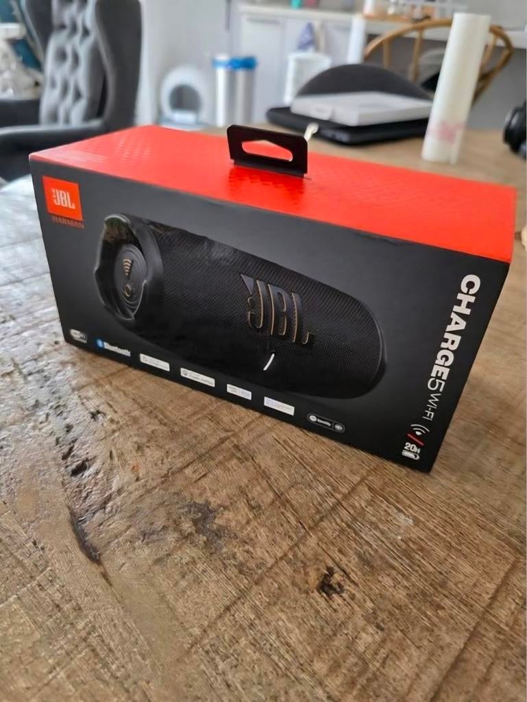 Haut-parleur JBL Charge 5 Wi-Fi neuf, Enlèvement, Portable