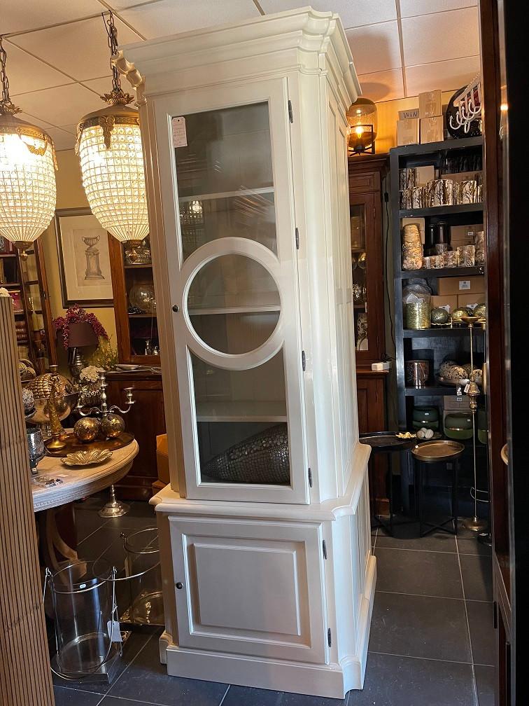 smalle VITRINEKAST - BOEKENKAST Eichholtz CHAMBERY, Ophalen, Gebruikt, 50 tot 100 cm, 25 tot 50 cm