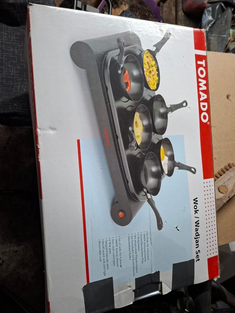 Tomado wok/wadjan set, Enlèvement