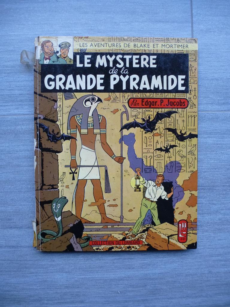 Le mystère de la grande pyramide - Edition 1959., Edgar P. Jacobs, Une BD, Enlèvement, Utilisé