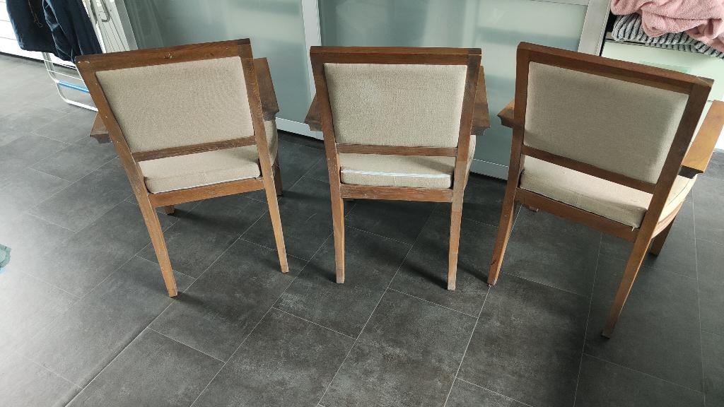 6 stoelen, Huis en Inrichting, Stoelen, Ophalen, Gebruikt, Overige kleuren, Stof