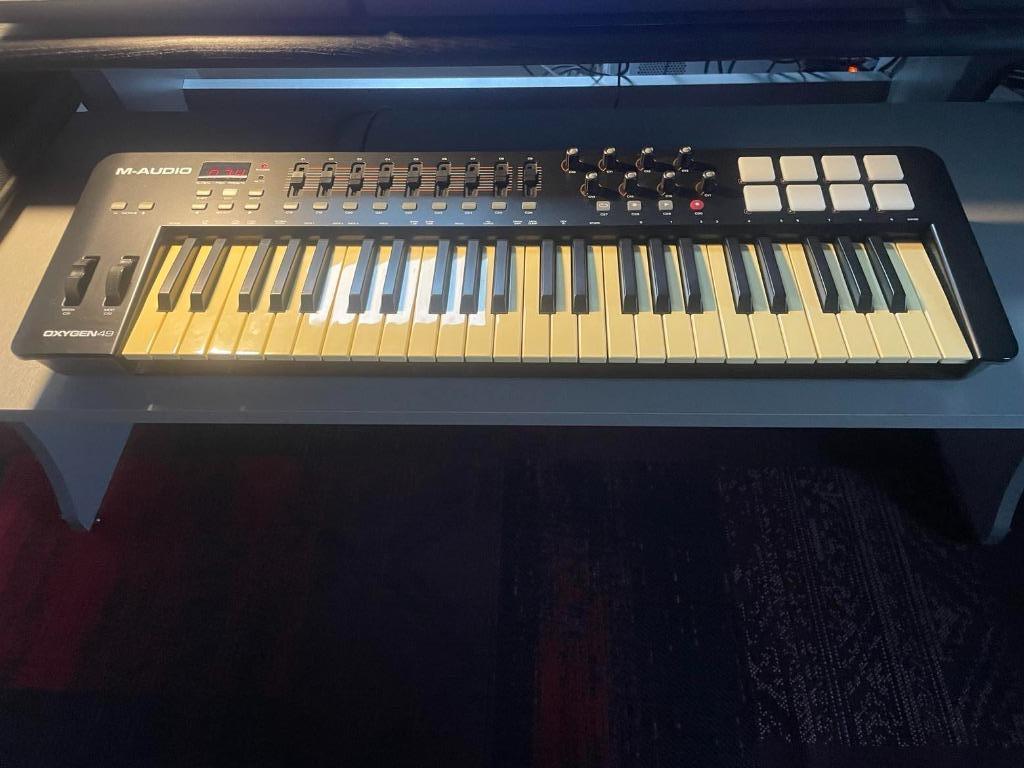 M-Audio Oxygen 49 Midi Klavier, Gebruikt, Midi-aansluiting, Ophalen, 49 toetsen