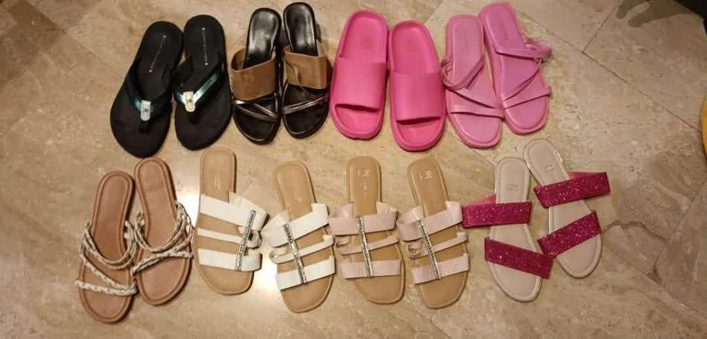 Pakket slippers 8 paar mt 39, Slippers, Tommy hilfiger, Overige kleuren, Ophalen of Verzenden