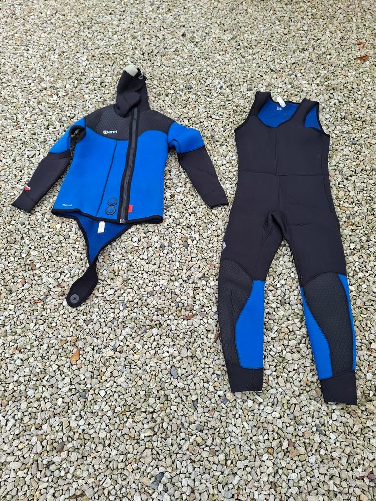 Combinaison Plongée Mares 7mm + ceinture poids, Enlèvement, Utilisé, Homme