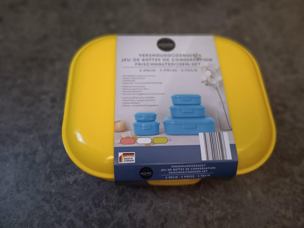 vershouddozenset 5 delig, Maison & Meubles, Enlèvement