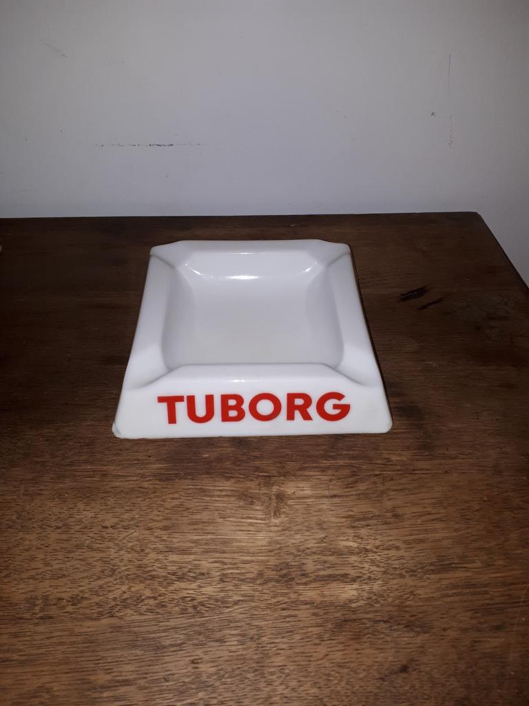 Tuborg asbak, Verzamelen, Biermerken, Ophalen of Verzenden, Gebruikt