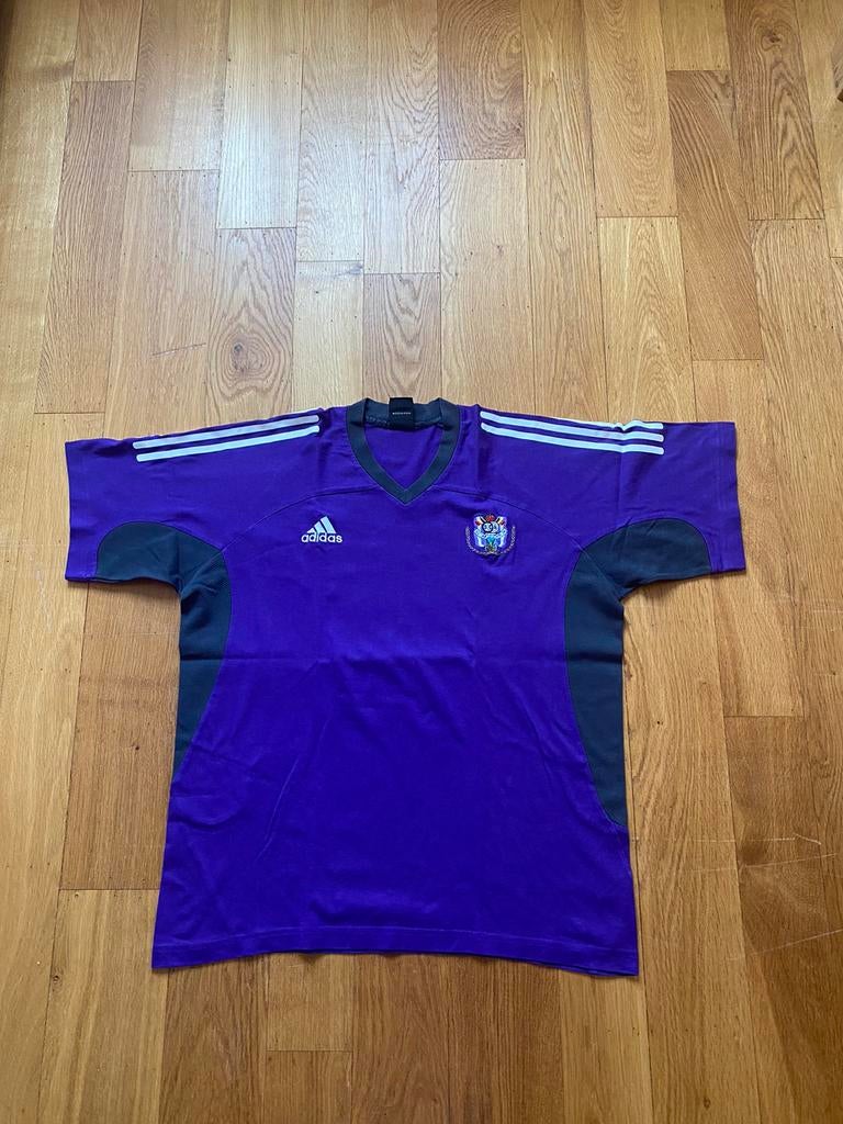 Paarse retro Anderlecht t-shirt, Football, Porté, Enlèvement, Adidas