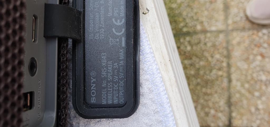 Muziek box, bluetooth,van SONY, Ophalen, Gebruikt, Subwoofer, 60 tot 120 watt