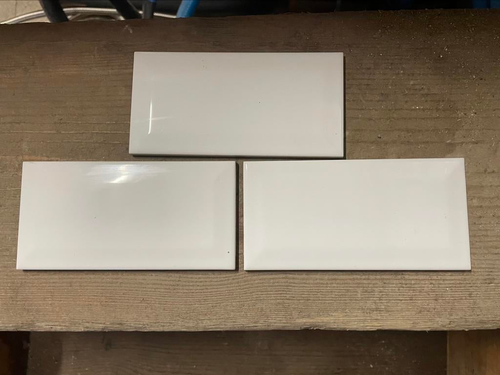 Carreaux Métro White Clossy 7,5/15, Bricolage & Construction, Enlèvement, Comme neuf