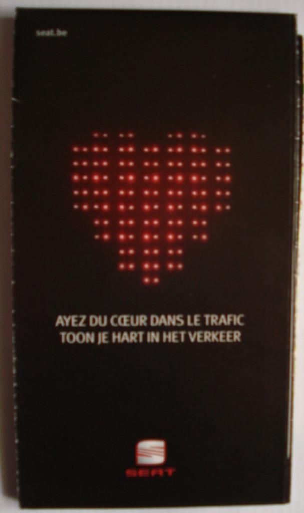 SEAT Dealernetwerk 2011 Landkaart Carte geographique, Livres, SEAT, Comme neuf, Volkswagen, Envoi