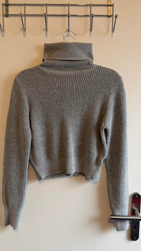 Col roulé gris (S), Vêtements | Femmes, Pulls & Gilets, Enlèvement, Comme neuf, Taille 36 (S), Gris