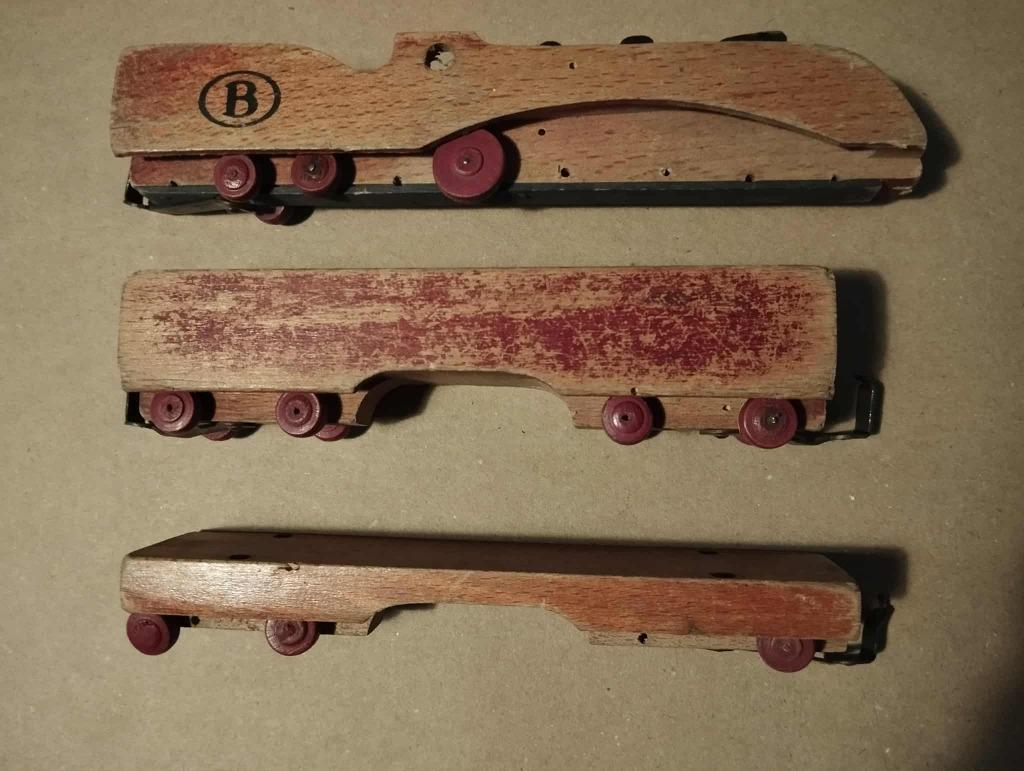 Jouet ancien Train en bois SNCB (Loco 18cm), Collections, Enlèvement ou Envoi, Utilisé, Train, Modèle réduit