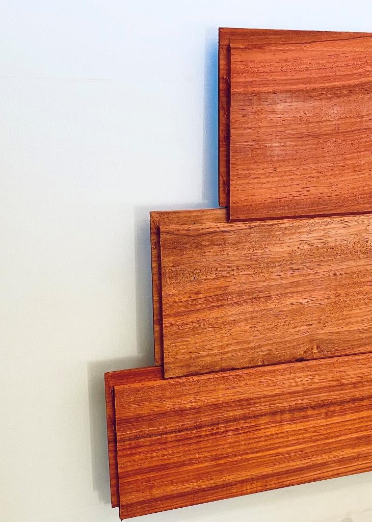 Planchettes/étagères Padouk/padouk 15 mm x 130 mm 4Z T&G, Neuf, Bois dur, 250 cm ou plus, Enlèvement ou Envoi