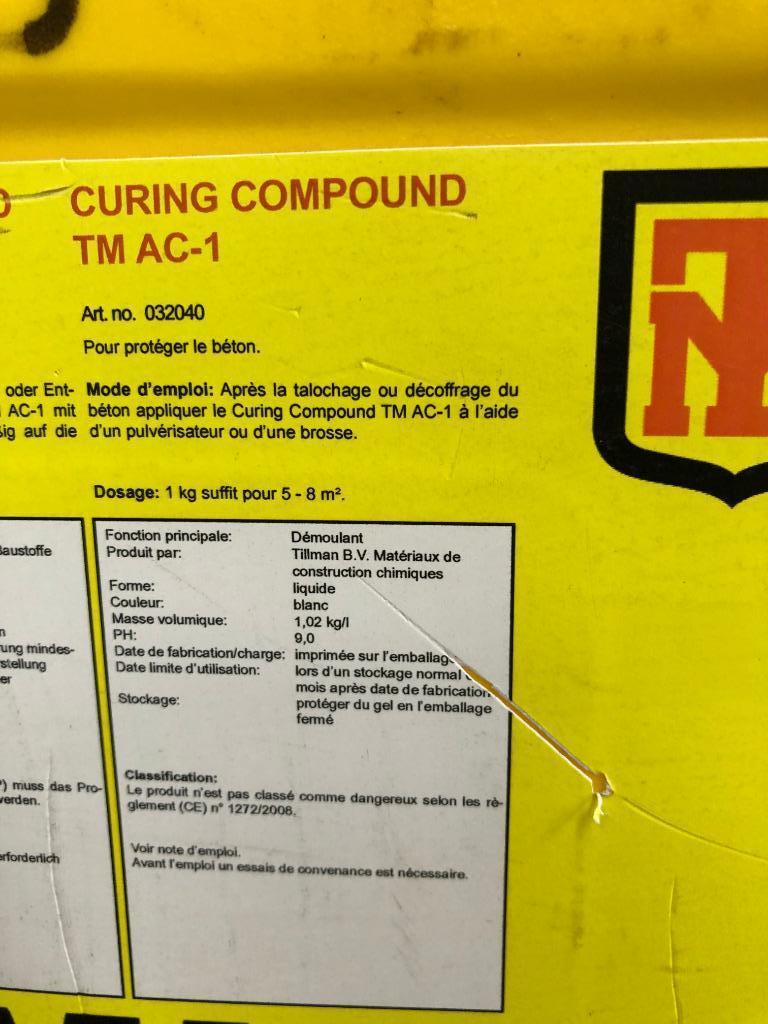 curing compound tm ac-1 cure pour beton, Ophalen, Nieuw, Beton
