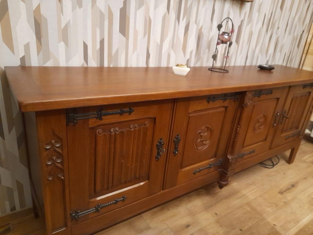Buffet de salle à manger  en chêne massif, Maison & Meubles, Enlèvement, Chêne