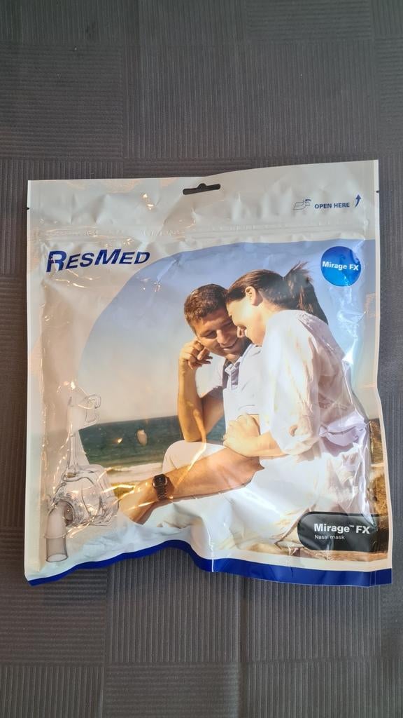 Masque nasal Resmed Mirage FX pour CPAP, Divers, Matériel Infirmier, Enlèvement ou Envoi, Neuf