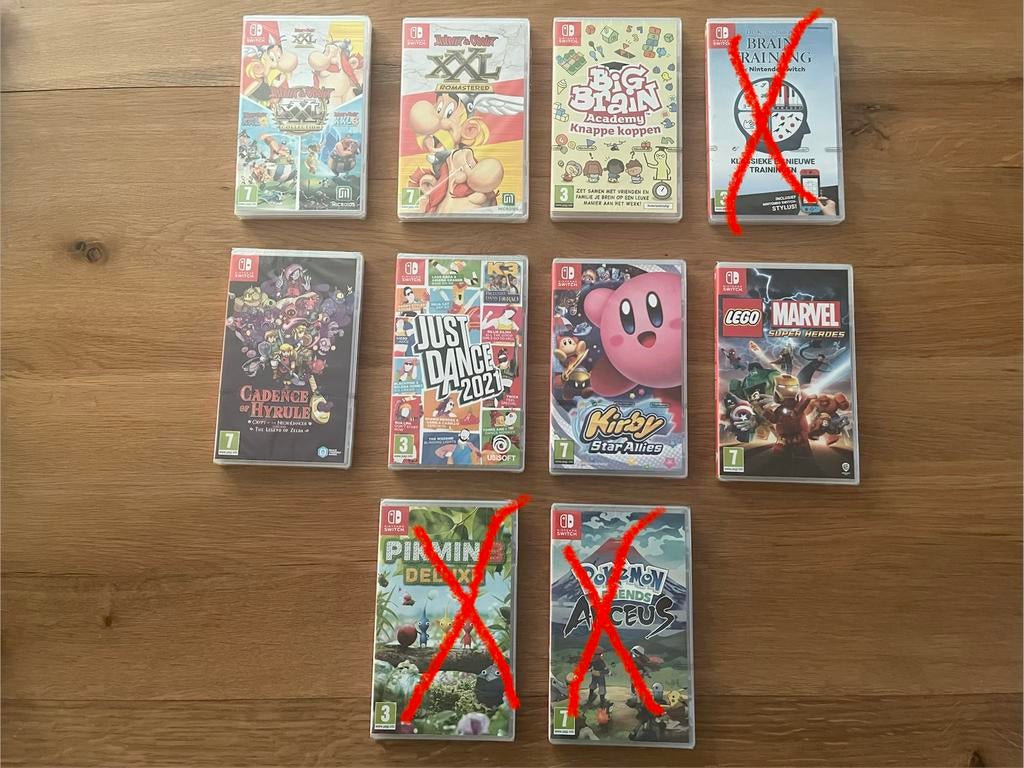 Nintendo Switch - Lot van 7 nieuwe SEALED games, Neuf, 1 joueur, Jeu de rôle (Role Playing Game), Enlèvement