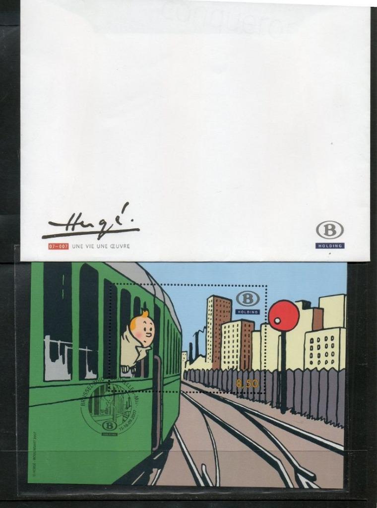 Année 2007 - Vignette TRV-BL12 (obli. Brussel-Zuid) RARE!!!, Enlèvement ou Envoi