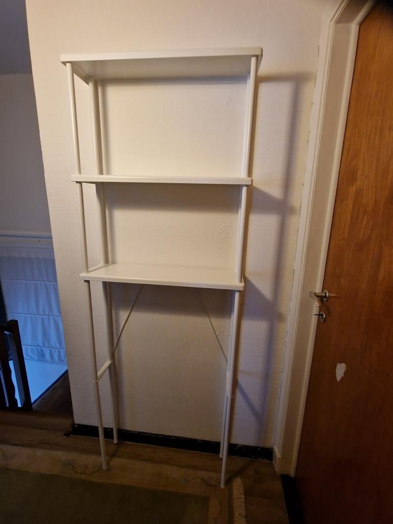 Étagère en PVC blanc à vendre, Enlèvement, Comme neuf