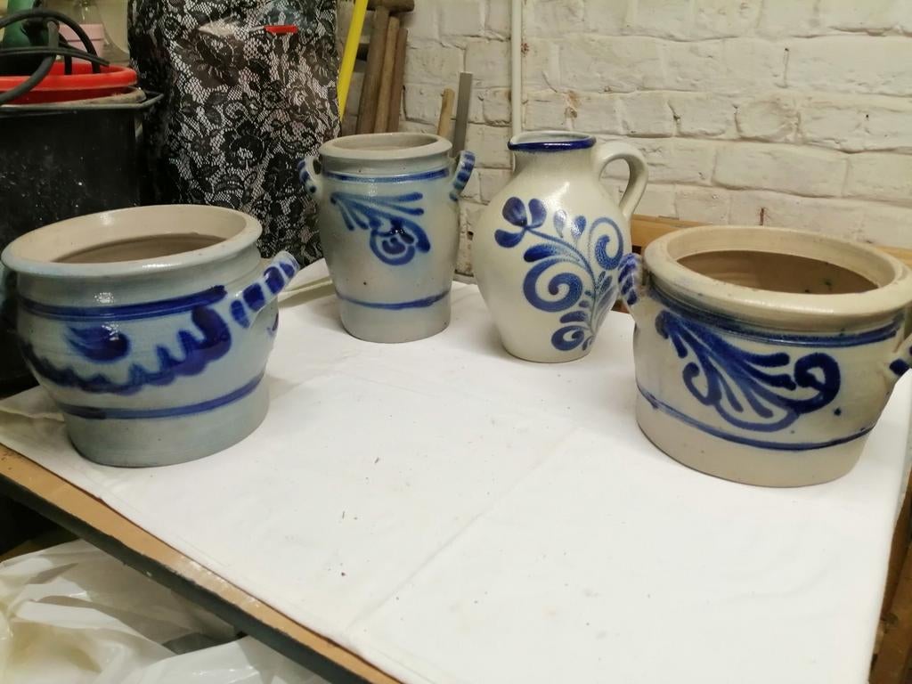 4 Keulse potten, in perfecte staat, Ophalen