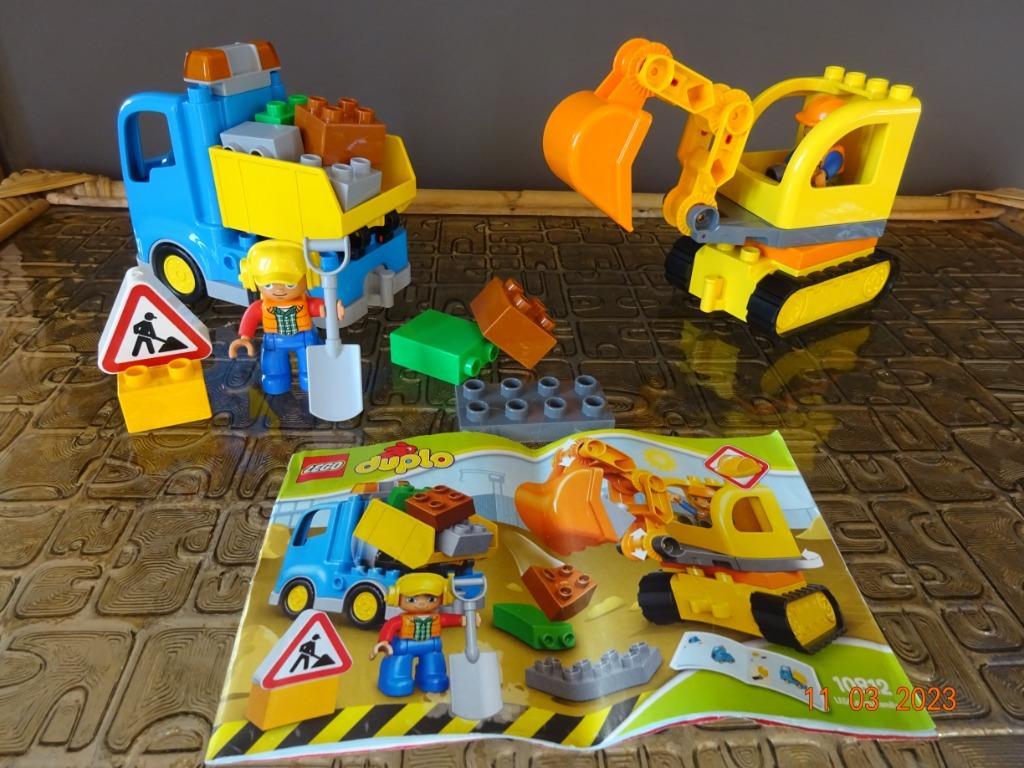 LEGO DUPLO Rupsband-Graafmachine -10812*Prima staat*VOLLEDIG, Ophalen of Verzenden, Complete set, Duplo