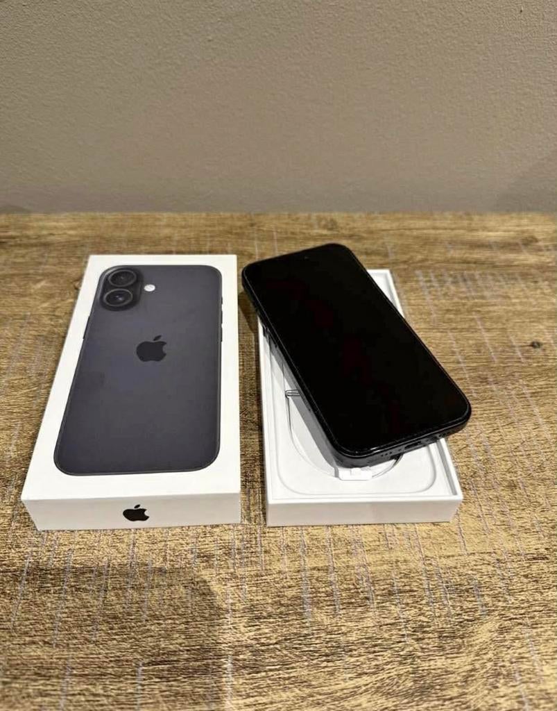 Iphone 16 noir 92%, Télécoms, Téléphonie mobile | Apple iPhone, Enlèvement, Comme neuf, Noir, IPhone 16