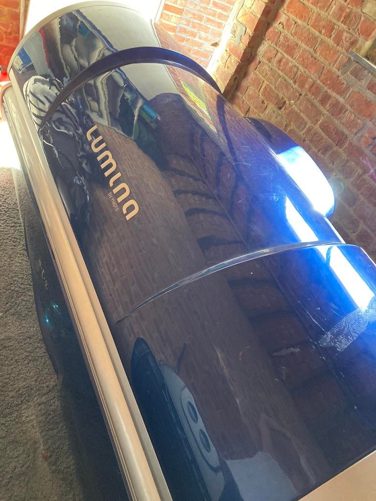 Hapro Lumina C -Proffesionele zonnebank 750 euro, Elektronische apparatuur, Zonnebanken en Gezichtsbruiners, Gebruikt, Zonnebank dubbelzijdig