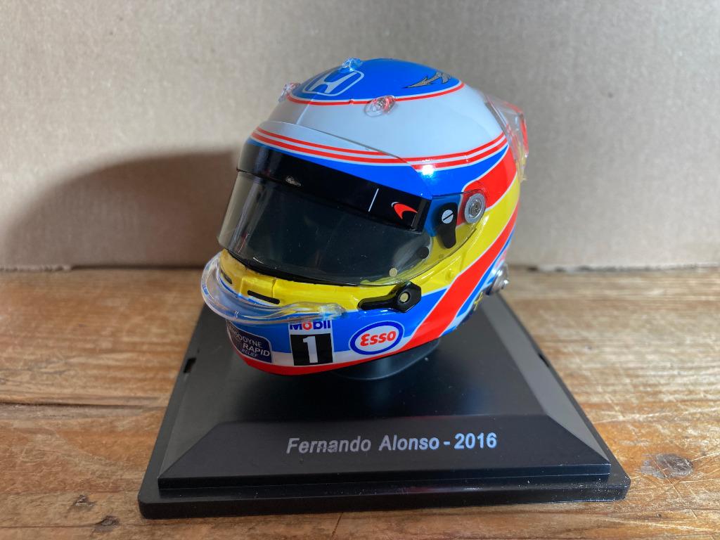 Fernando Alonso 2016 1:5 helm Mclaren Honda 1/5 helmet F1, Ophalen of Verzenden, Nieuw, Formule 1