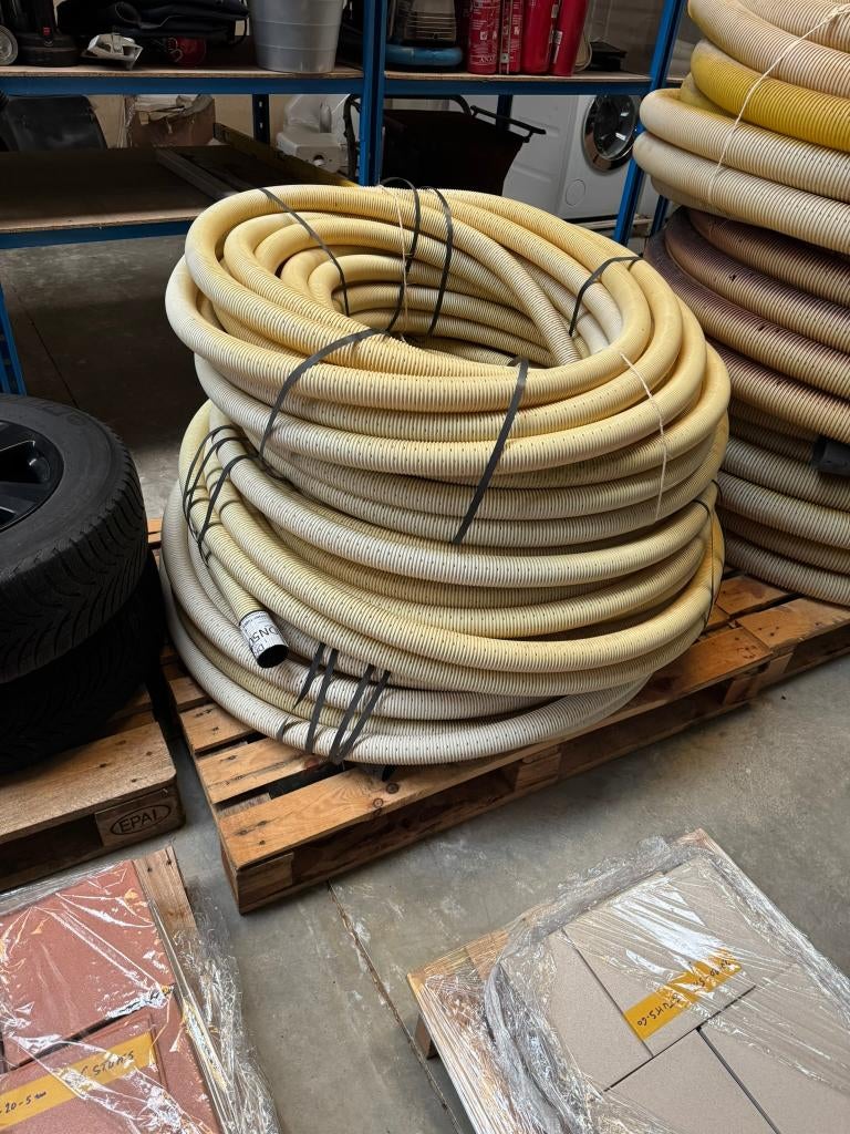 bras pivotant 7 rouleaux 80 et 50, Bricolage & Construction, 6 mètres ou plus, 60 à 80 mm, Enlèvement ou Envoi, PVC