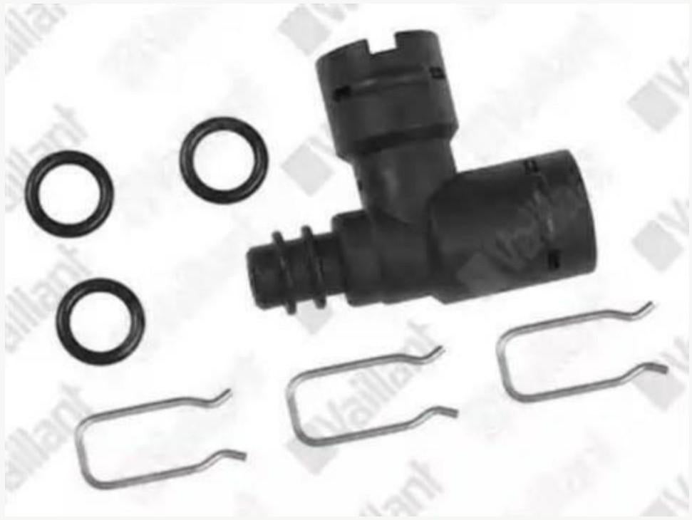 Té Adaptateur manomètre Vaillant ecoTEC VC(W) ../5-5, ../5-3, Enlèvement, Neuf