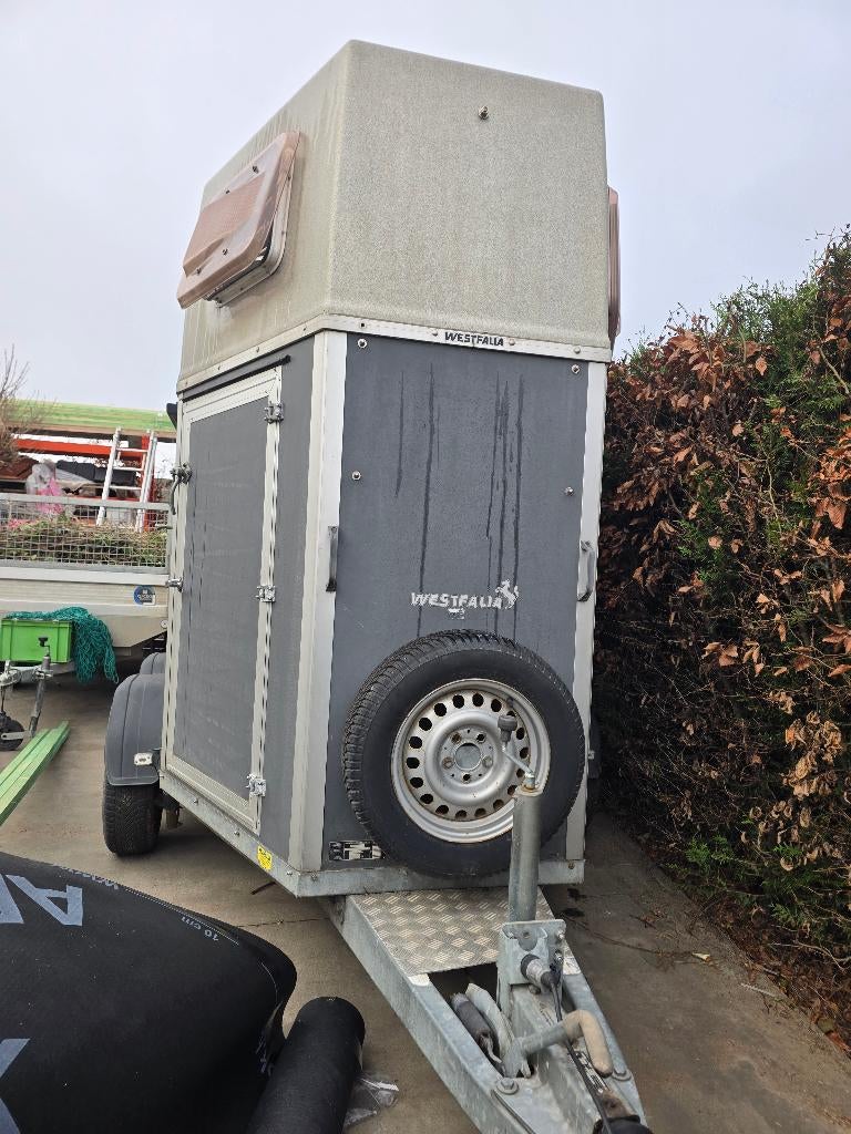 Paarden trailer, Ophalen, Zo goed als nieuw, Overige materialen, 2-paards trailer