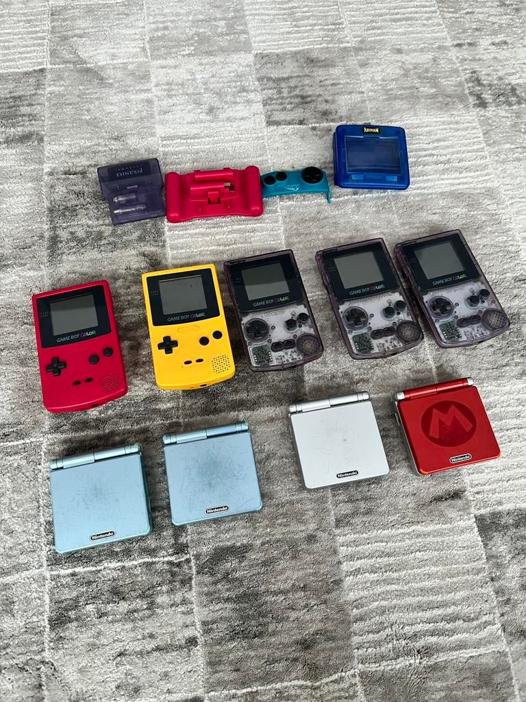 Vend game boy color et advance sp, Ophalen, Zo goed als nieuw, Game Boy Color