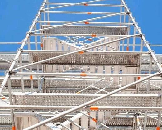 Réglage de la façade, Bricolage & Construction, Échafaudages, Enlèvement, Neuf, Échafaudage de façade, 5 mètres de hauteur ou plus