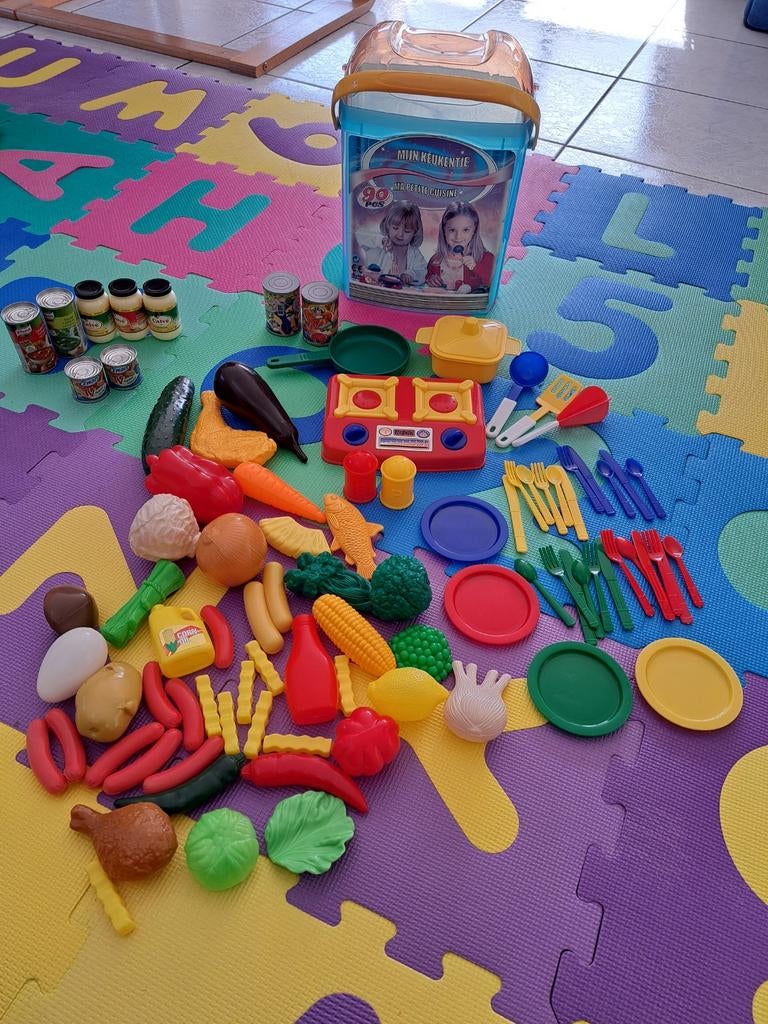 Mijn keukentje speelgoedbak, Ophalen