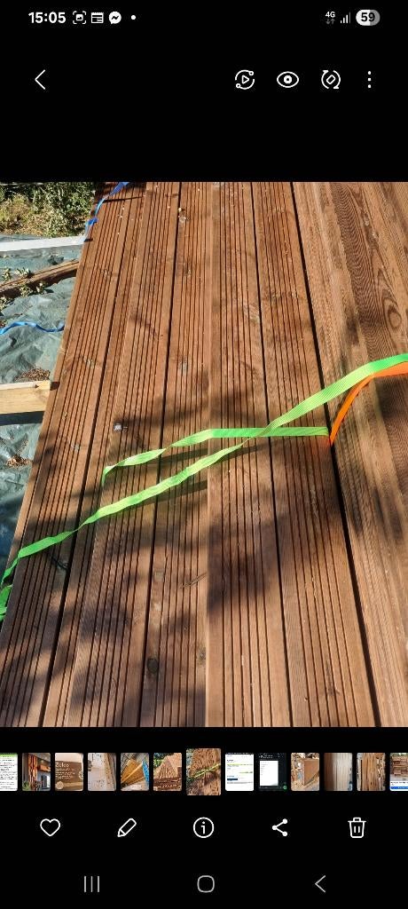 Planches douglas terrasse 1er choix ou autoclave, Jardin & Terrasse, Terrasses, Neuf, Bois, Enlèvement