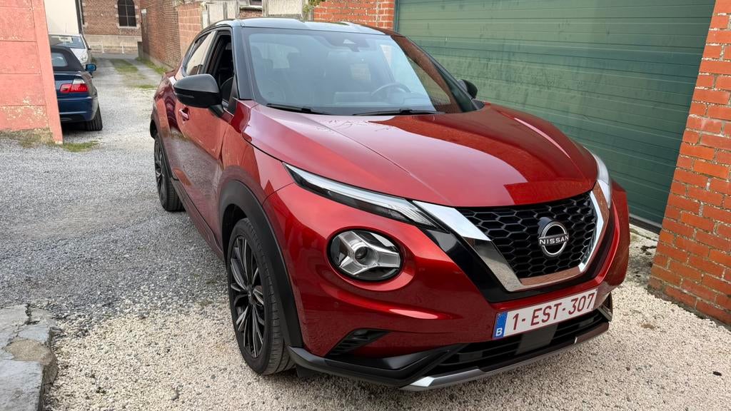 Nissan NEW JUK  1.0L DIG- 114 MT MY23, Auto's, Voorwielaandrijving, Euro 6, Leder, Grijs