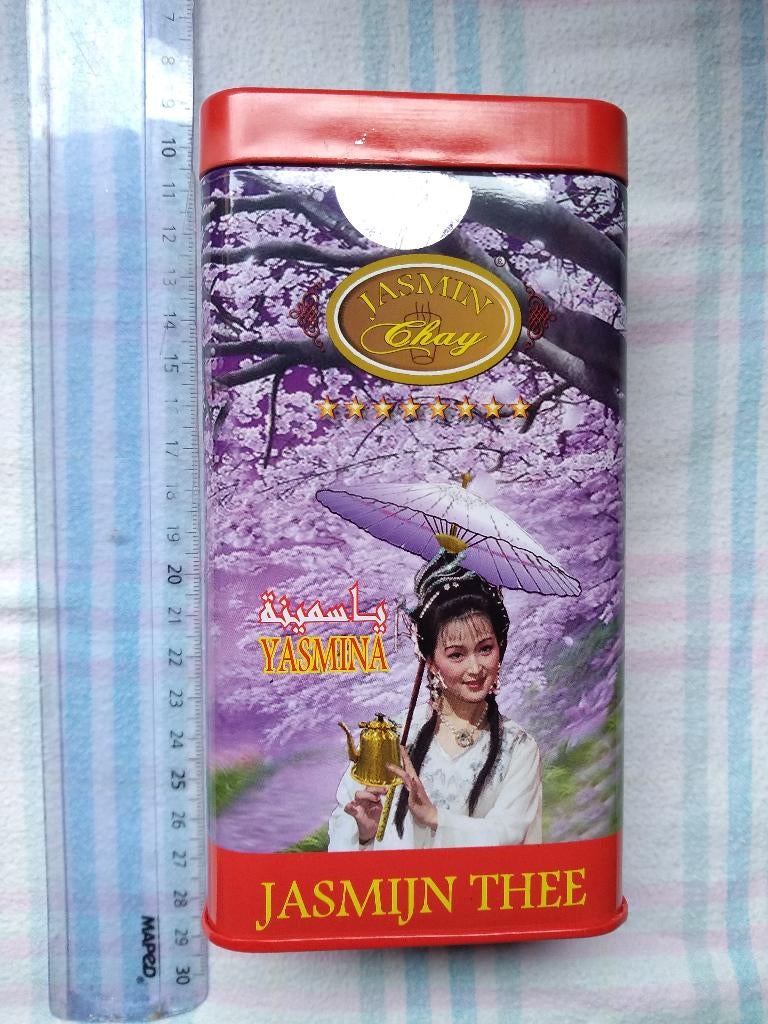 lege blik jasmijn thee, Enlèvement ou Envoi, Neuf, Thé